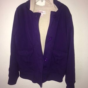 Girls Purple Coat
